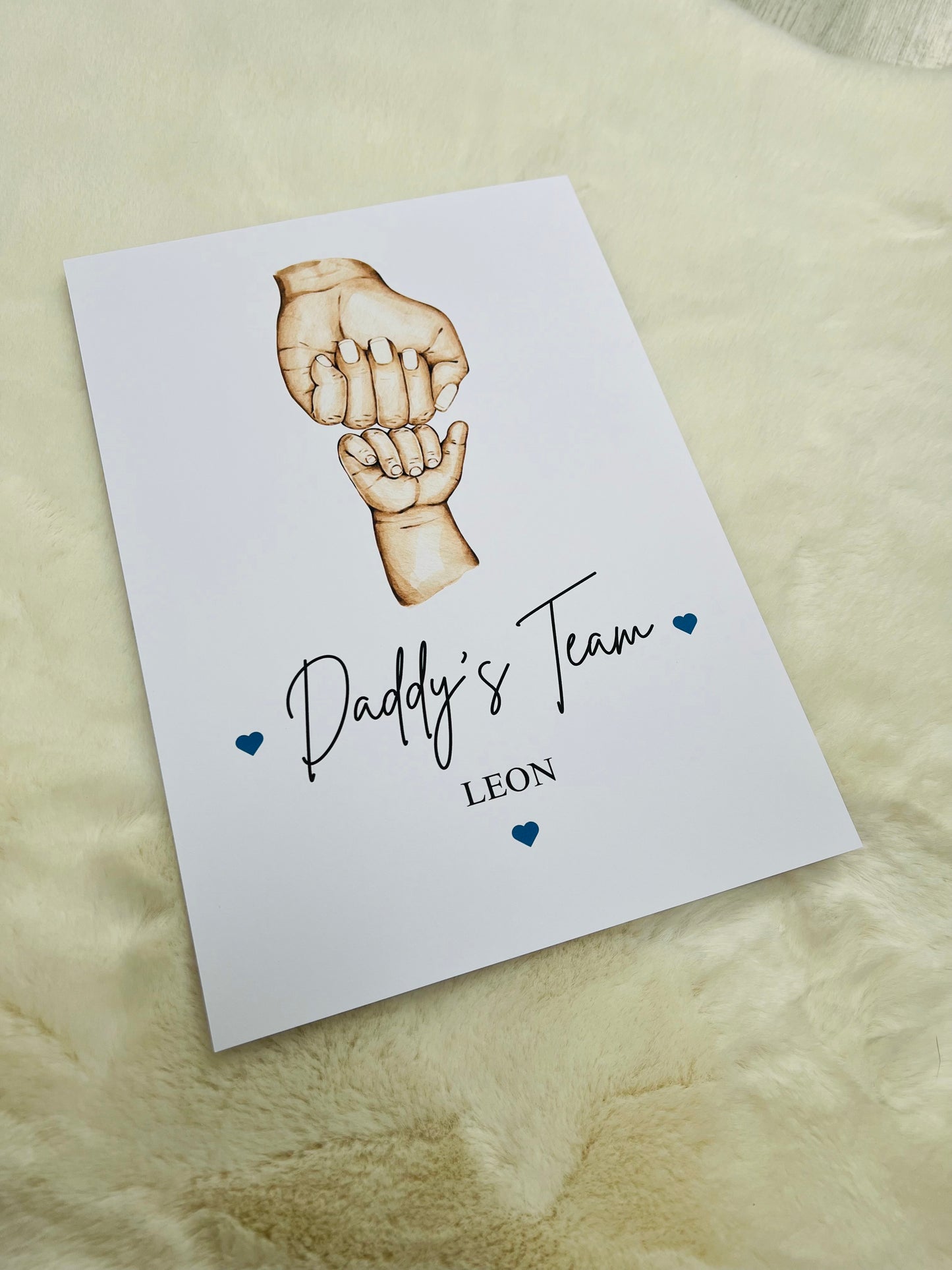 Personalised Father’s Day Hand Print