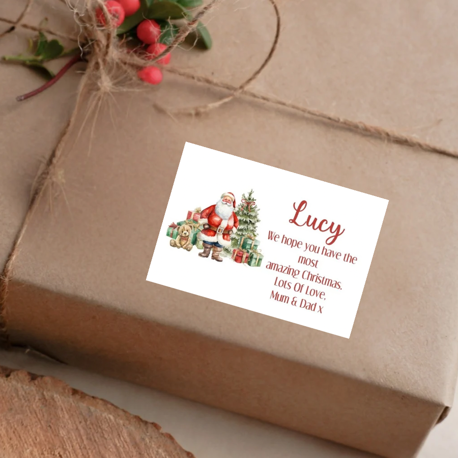 Personalised Christmas Present Stickers