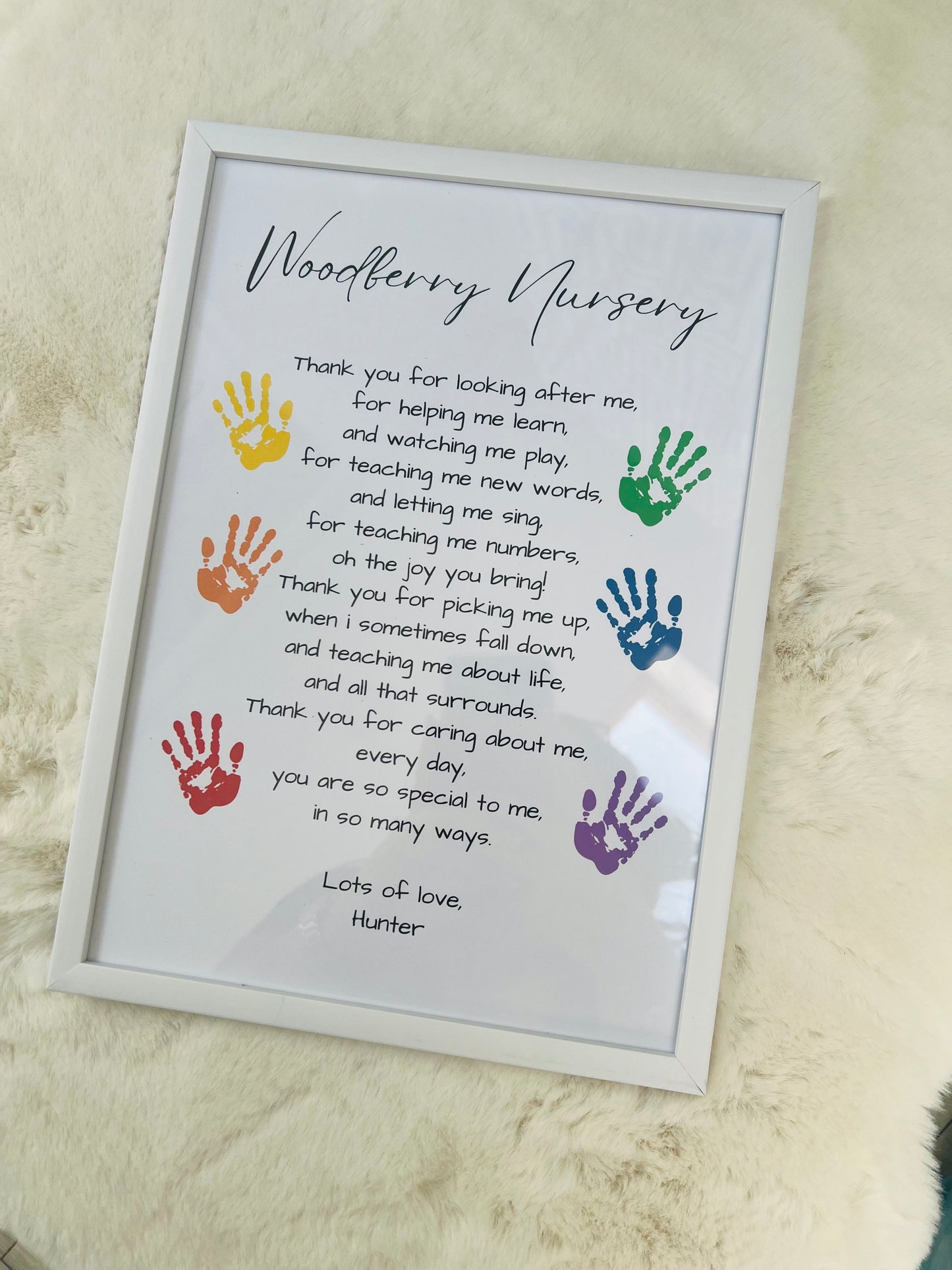 Personalised Teacher Print ๐