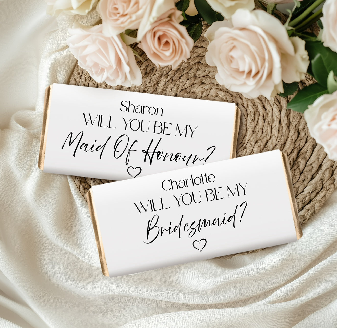 Personalised Wedding Chocolate Bar Wrapper