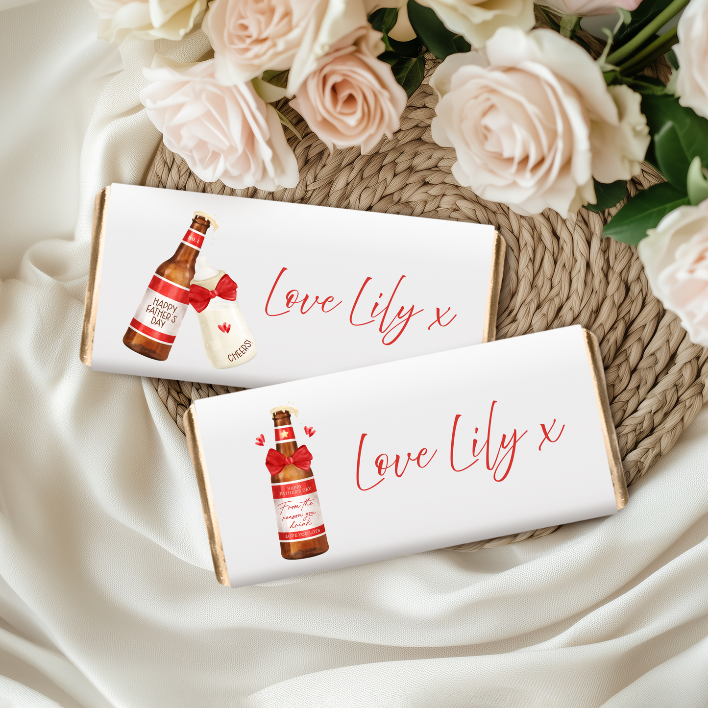 Personalised Fathers Day Chocolate Bar Wrapper