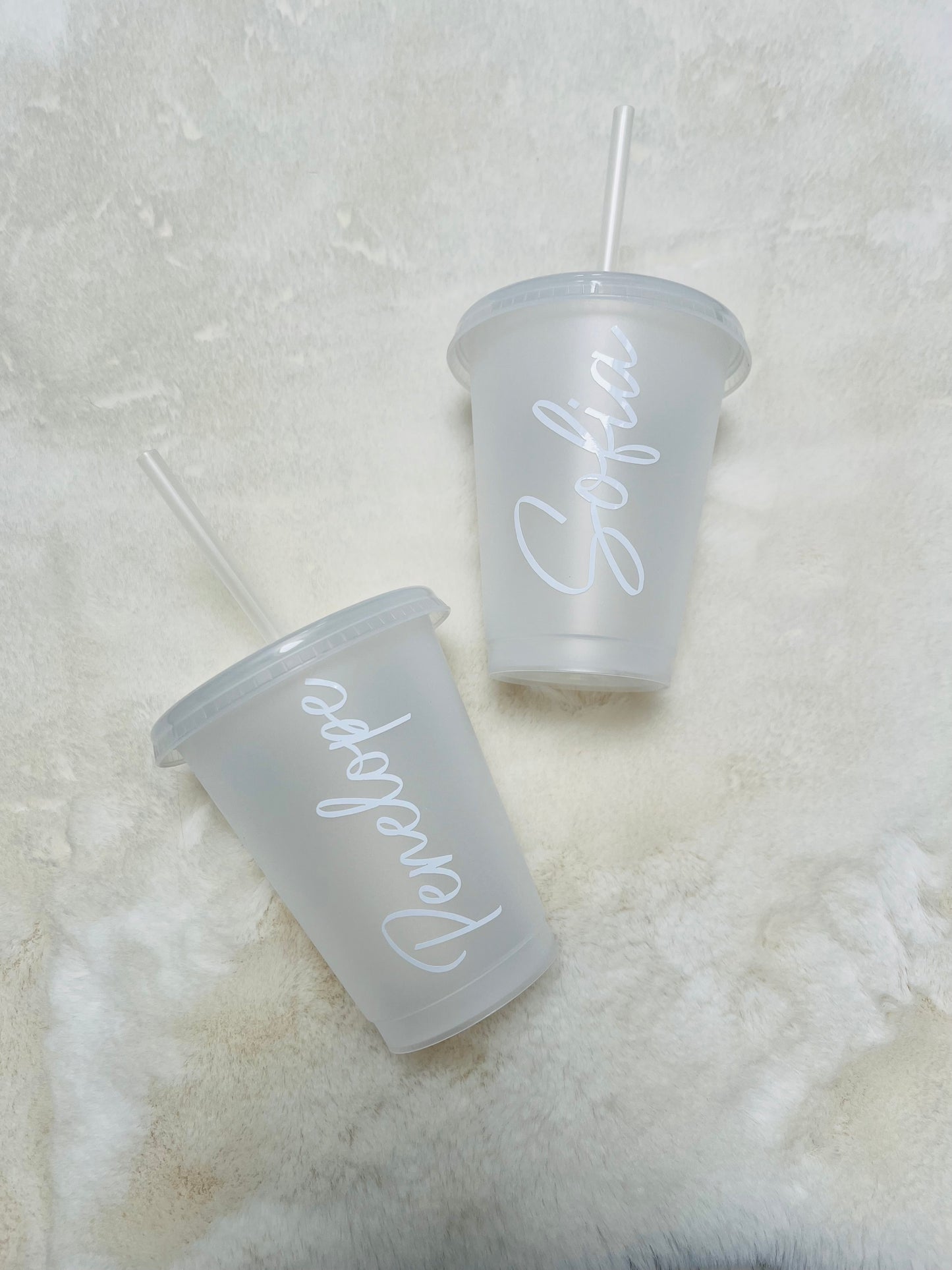 Personalised Frosted Cold Cup