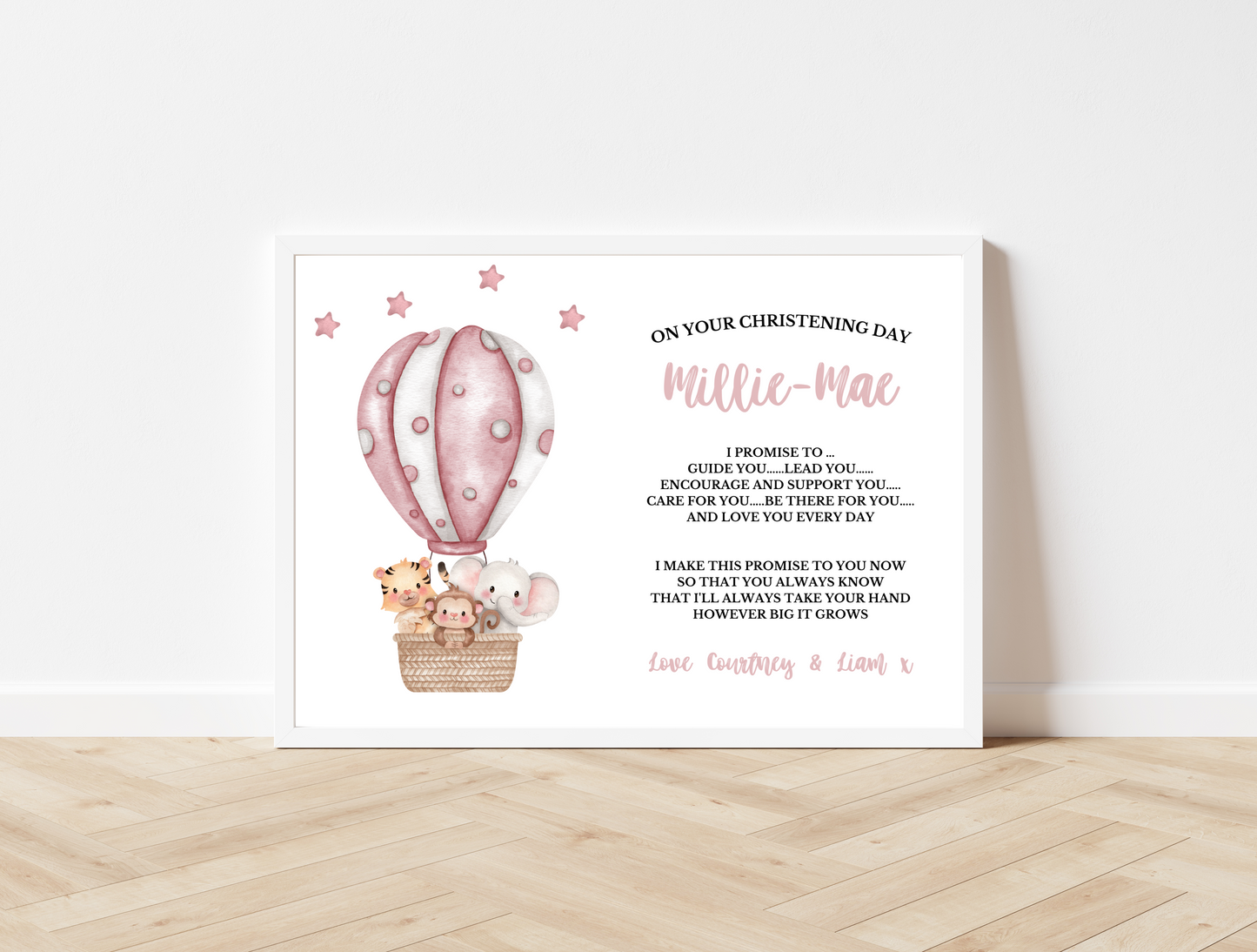 Personalised Christening Print