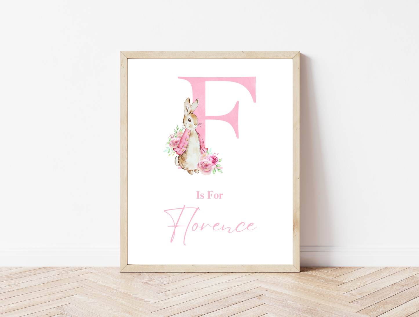 Personalised Bunny Print