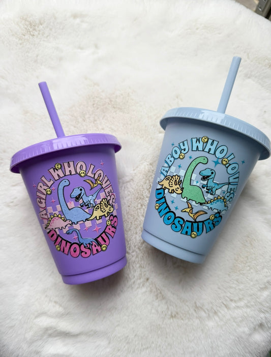 Custom Dinosaur Cold Cup