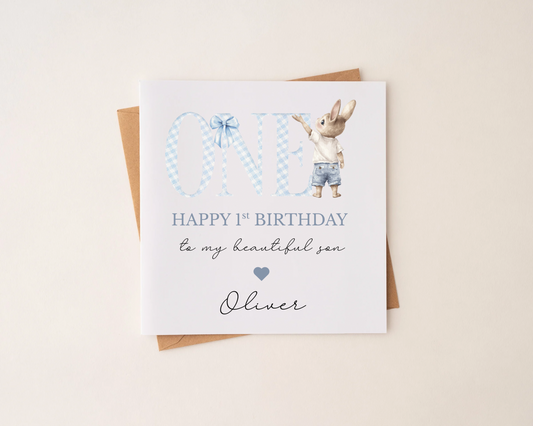 Personalised Happy Birthday Card