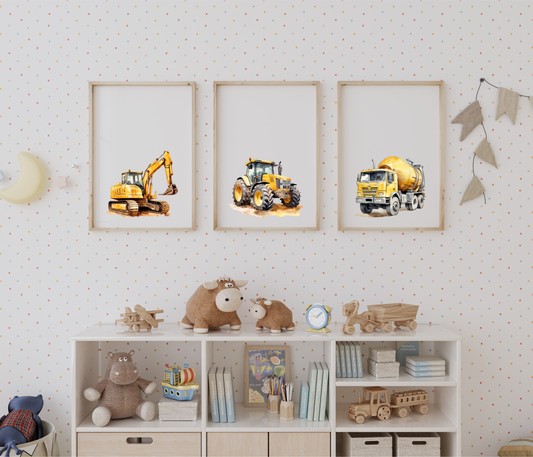 Personalised Set Digger Prints