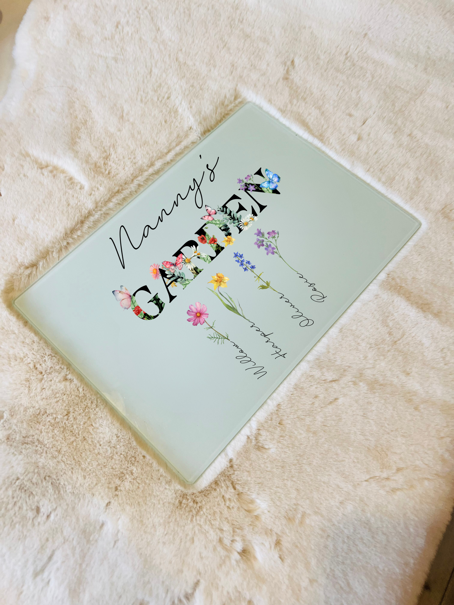 Personalised Garden Chopping Board