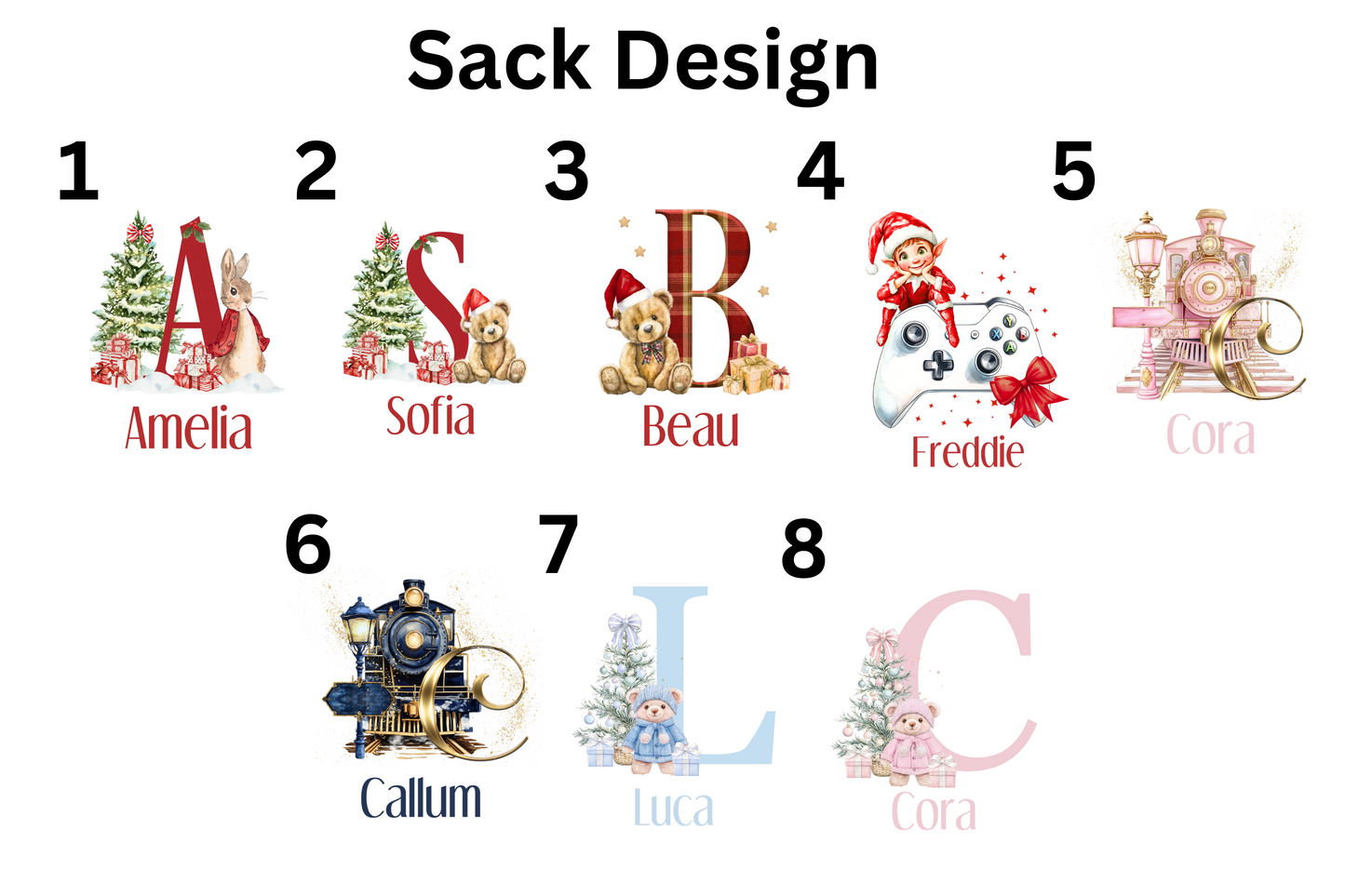 Personalised Christmas Sack