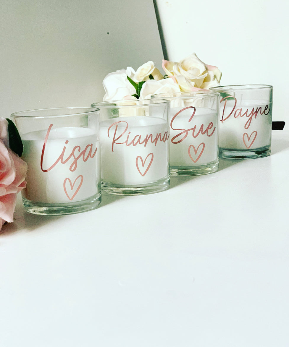 Personalised Wedding Candle