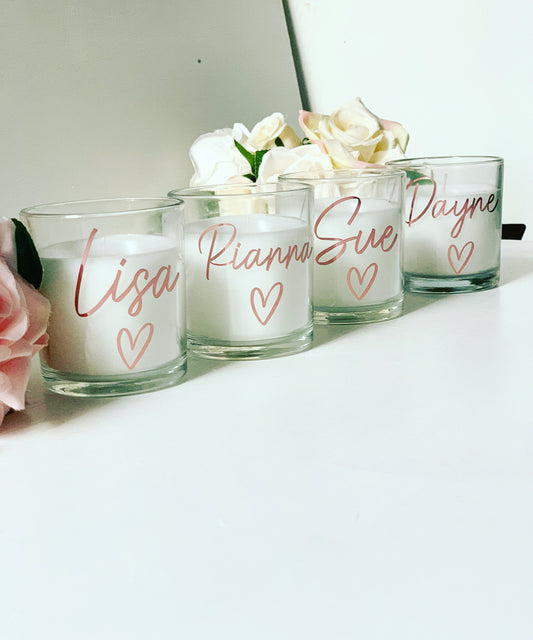 Personalised Wedding Candle