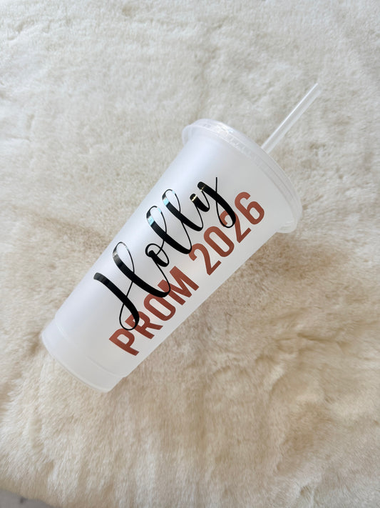 Personalised Prom Cold Cup