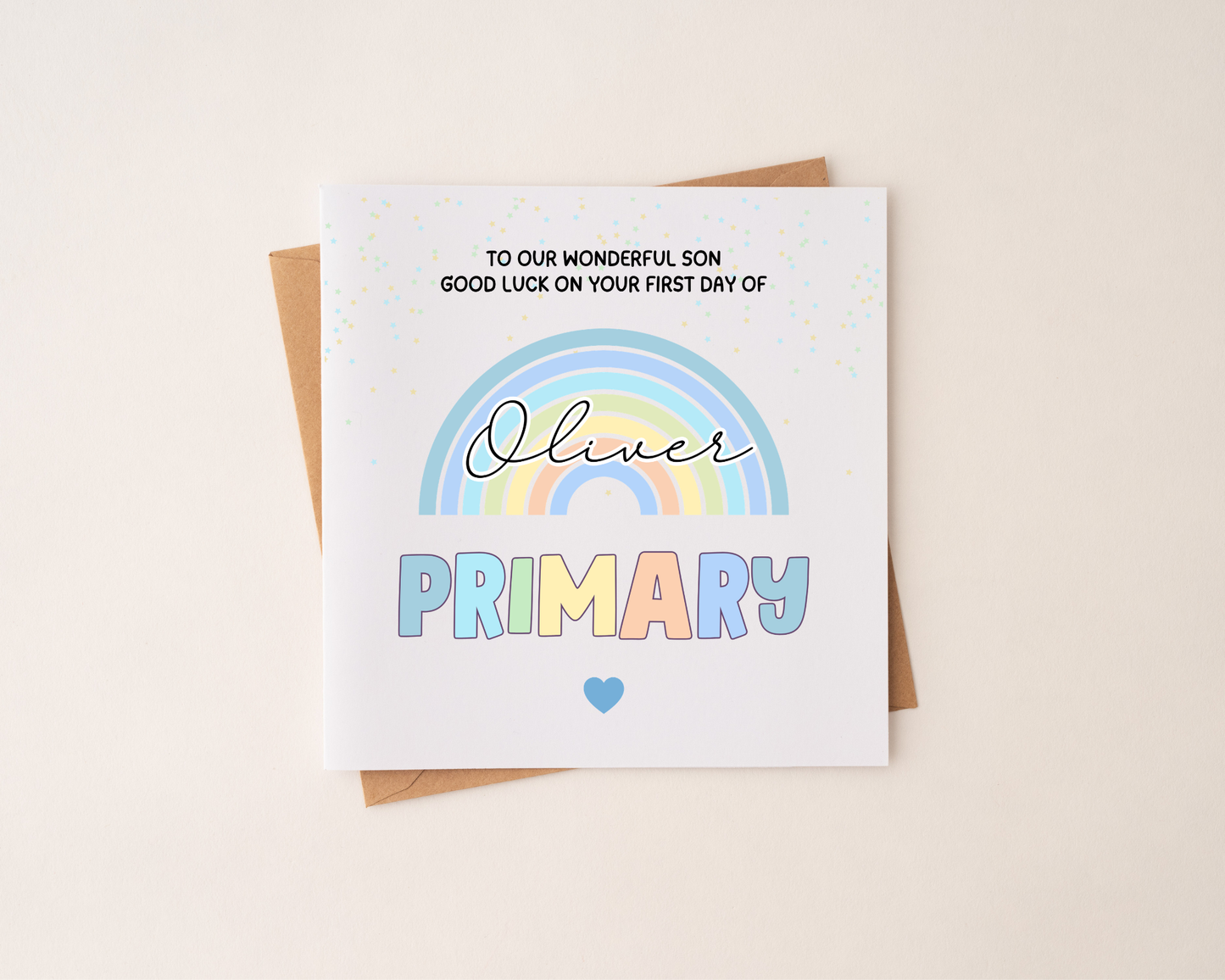 Personalised Back To School Card