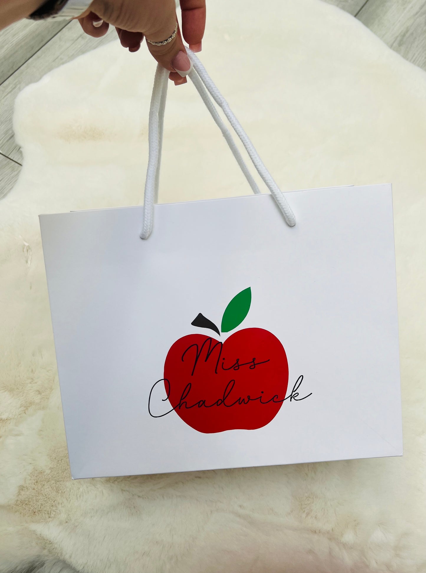 Personalised Teacher Gift Bag