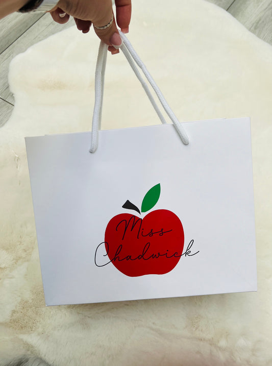 Personalised Teacher Gift Bag