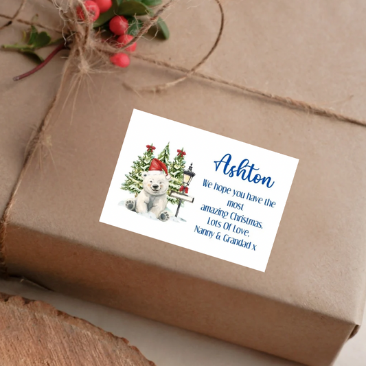 Personalised Christmas Present Stickers