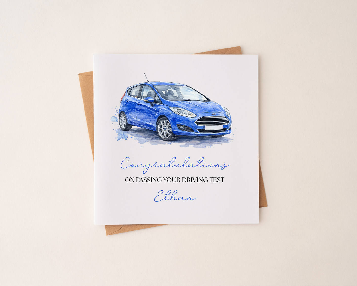 Personalised Driving Test Pass Card