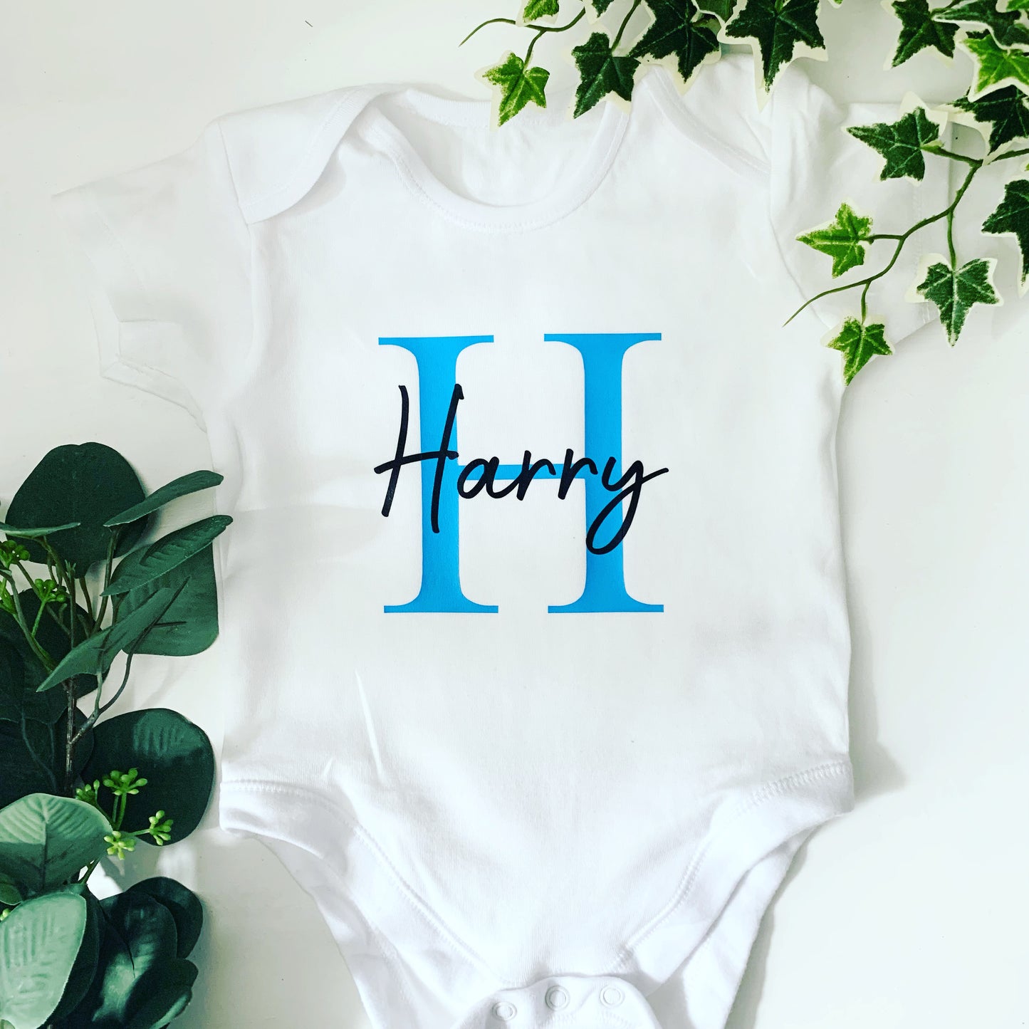 Personalised Initial Baby Grow