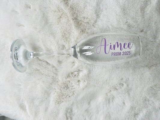 Personalised Prom Glass