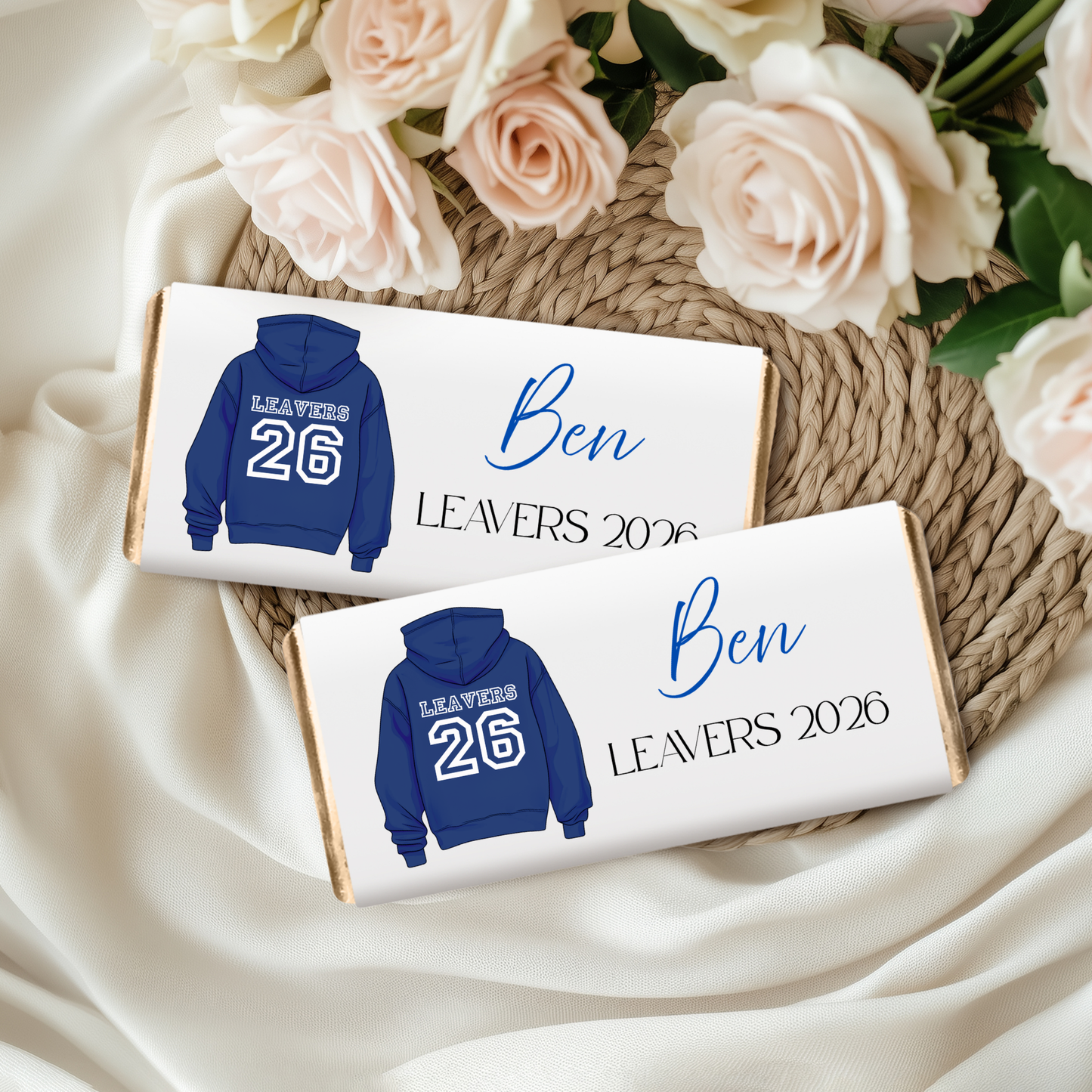 Personalised Leavers Chocolate Bar Wrapper