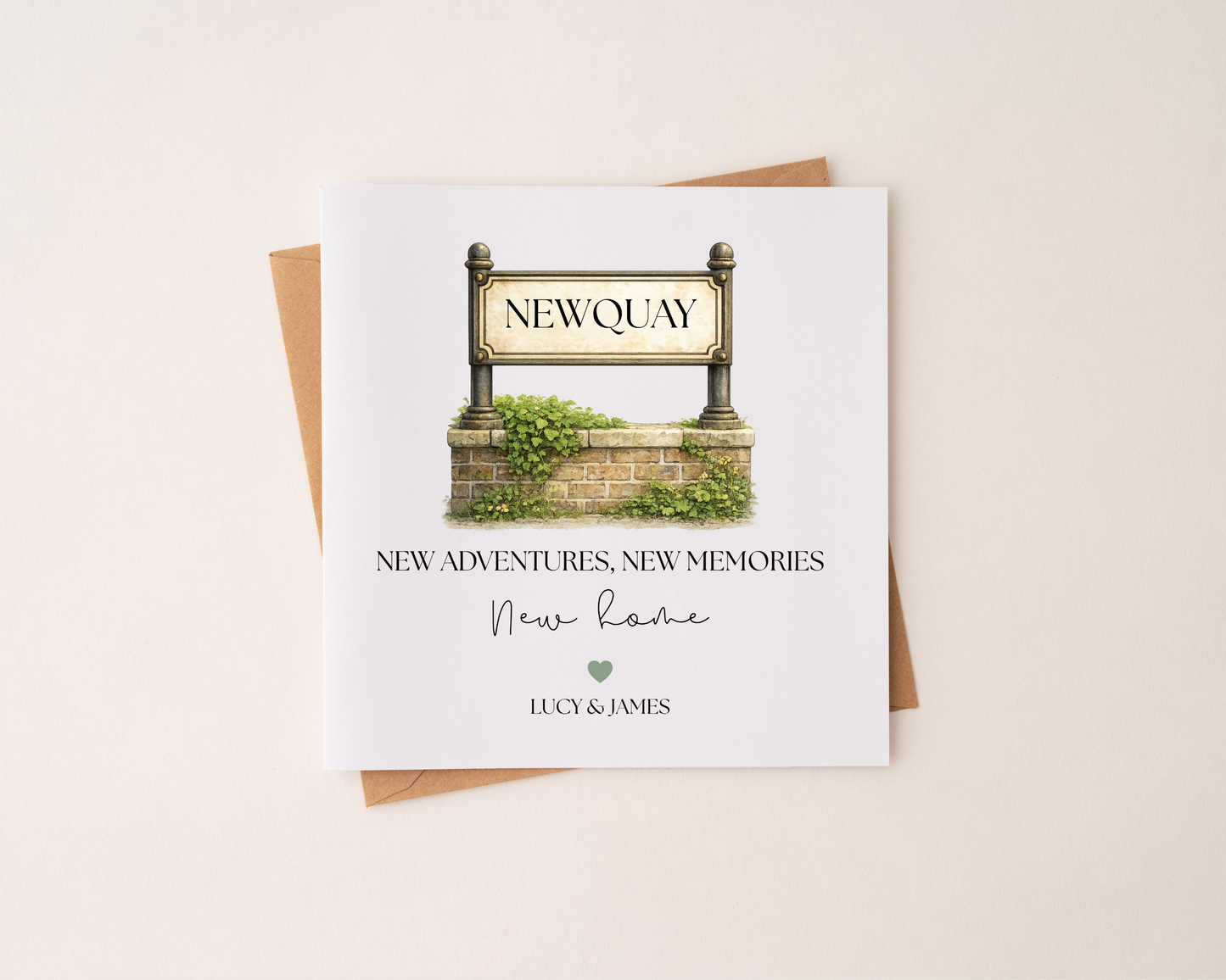 Personalised New Home Card