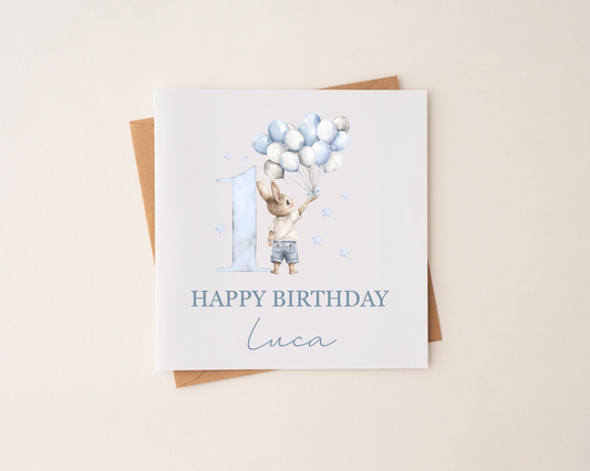Personalised Happy Birthday Card