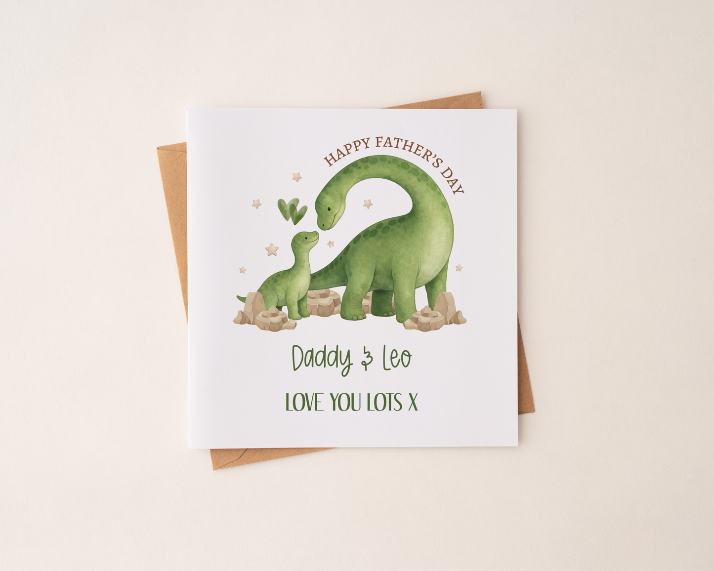 Personalised Father's Day Card