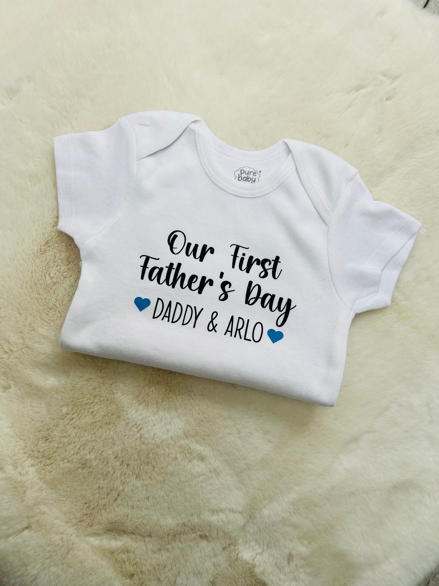 Personalised Father’s Day Baby Grow