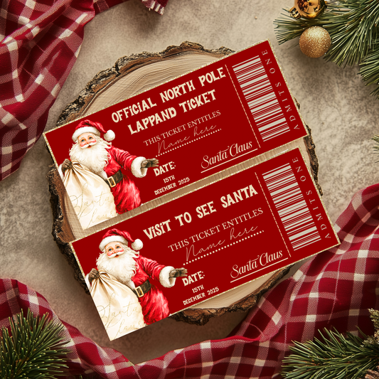 Personalised Christmas Event Ticket