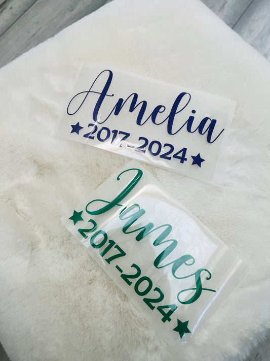 Leavers 2026 Iron on Decal ✏️