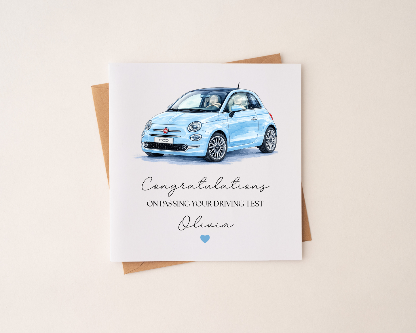 Personalised Driving Test Pass Card