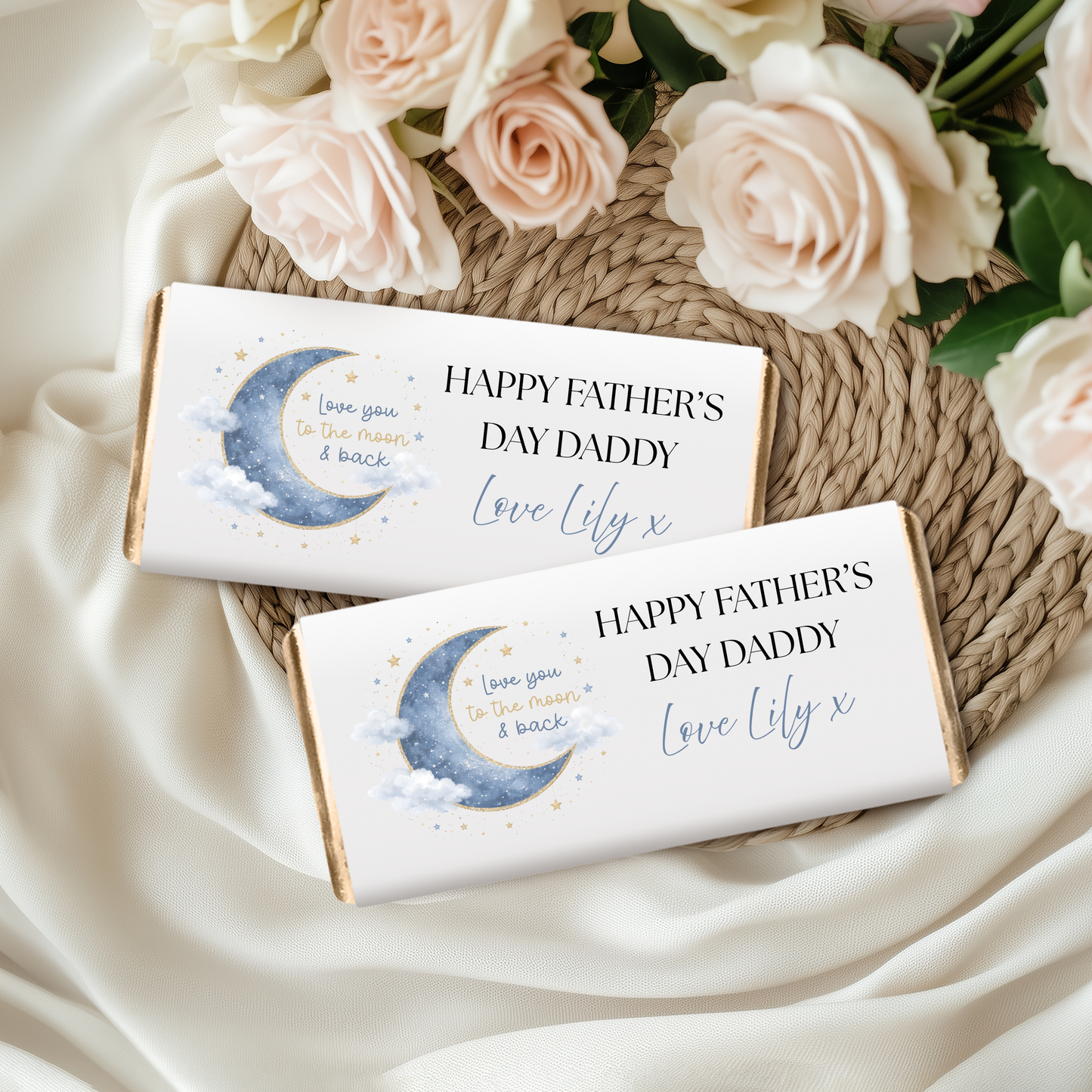 Personalised Fathers Day Chocolate Bar Wrapper