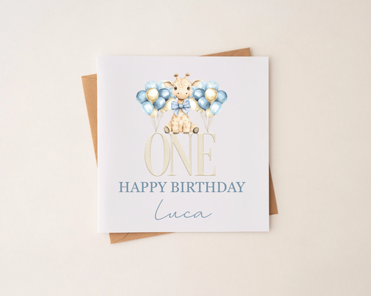 Personalised Happy Birthday Card