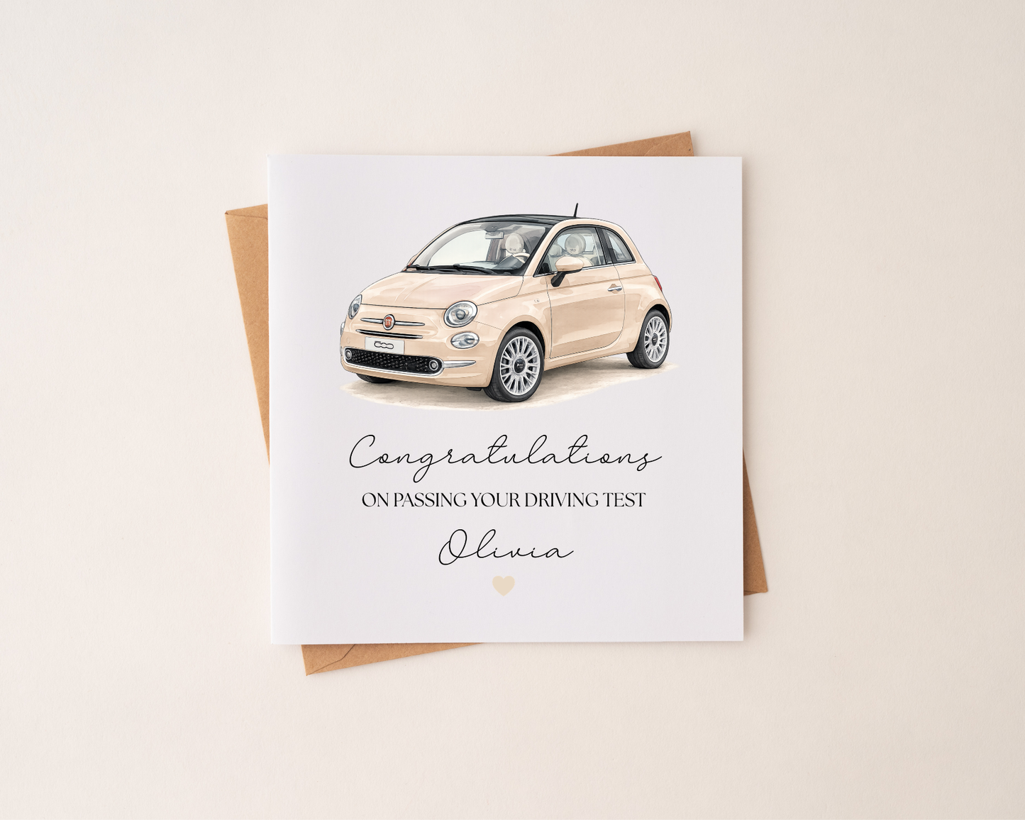 Personalised Driving Test Pass Card