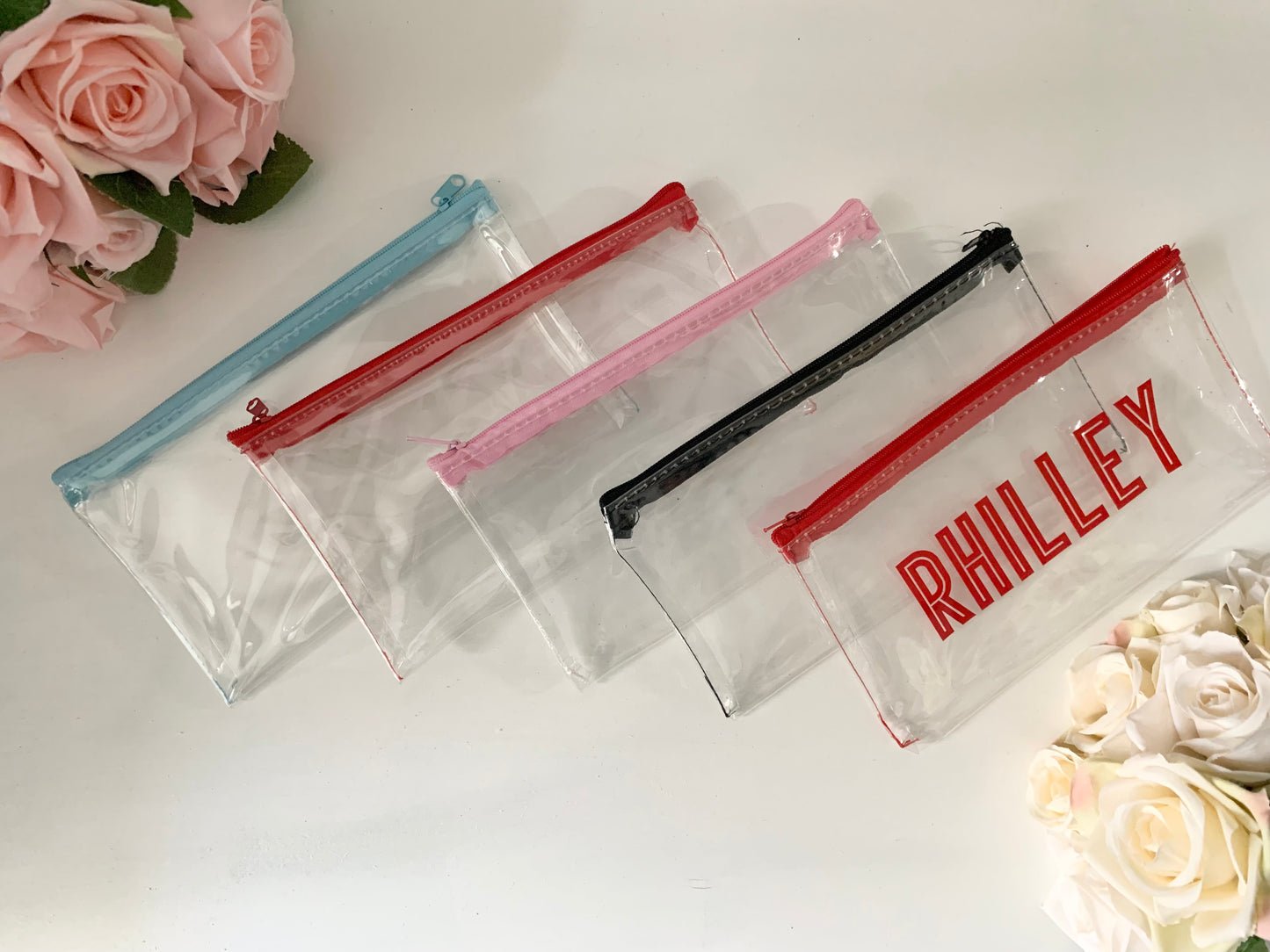 Personalised Clear Pencil Case