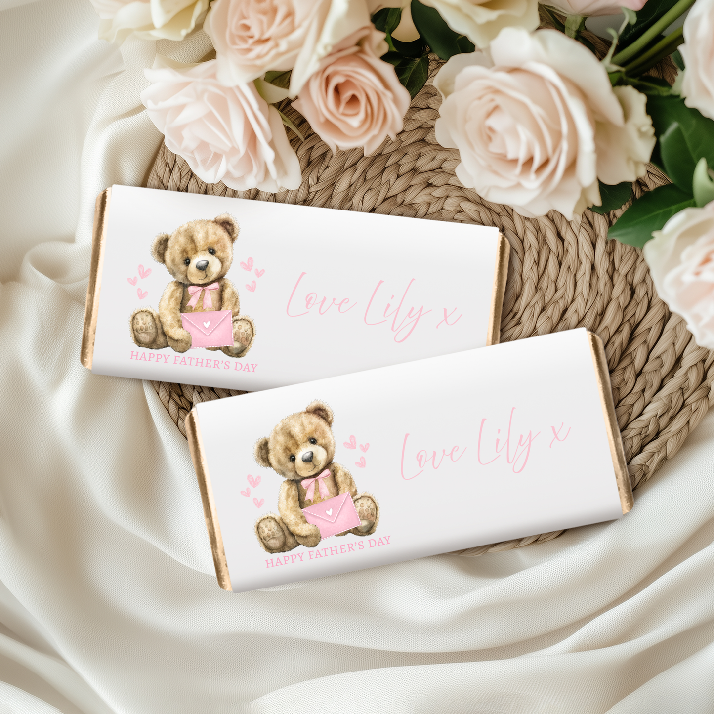 Personalised Fathers Day Chocolate Bar Wrapper