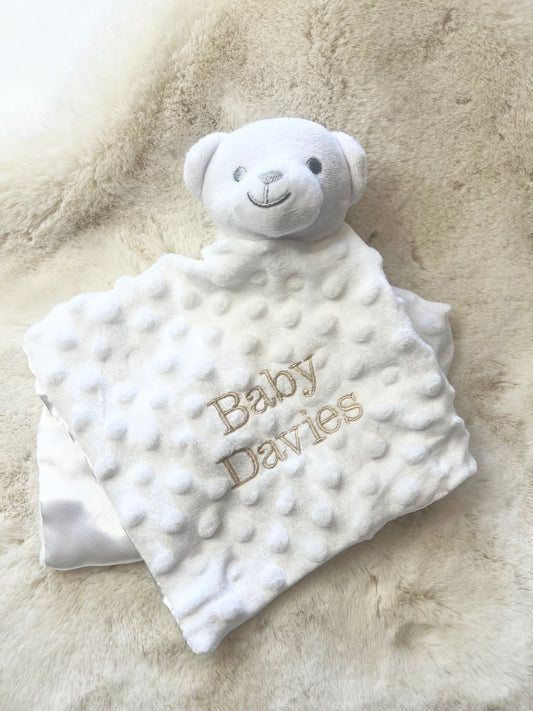 Personalised Embroidered Baby Comforter