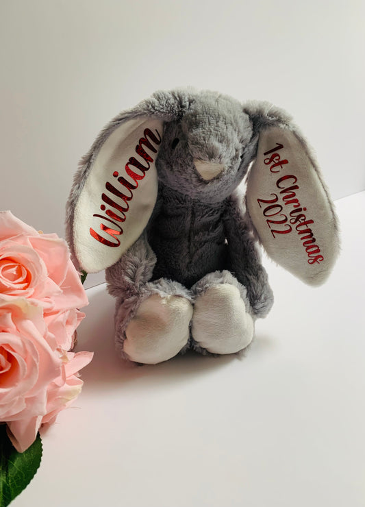 Personalised 1st Christmas Bunny 2025