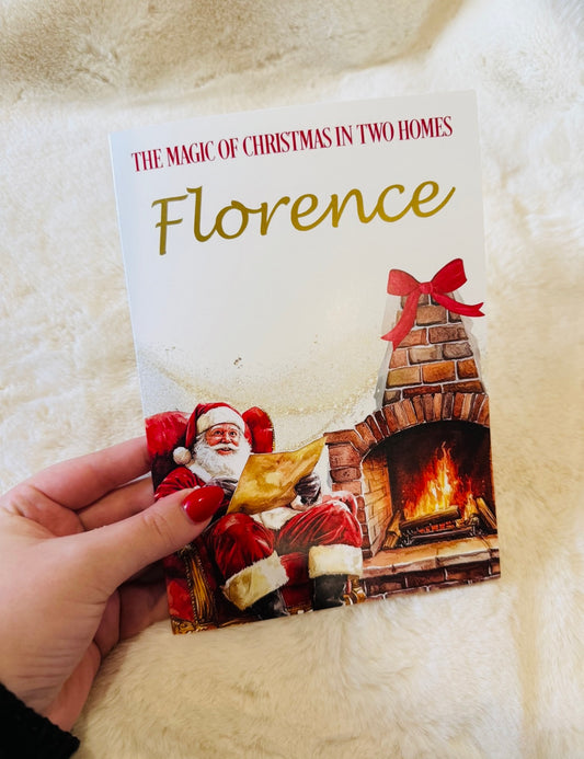 Personalised Christmas Story Booklet(Two Homes)
