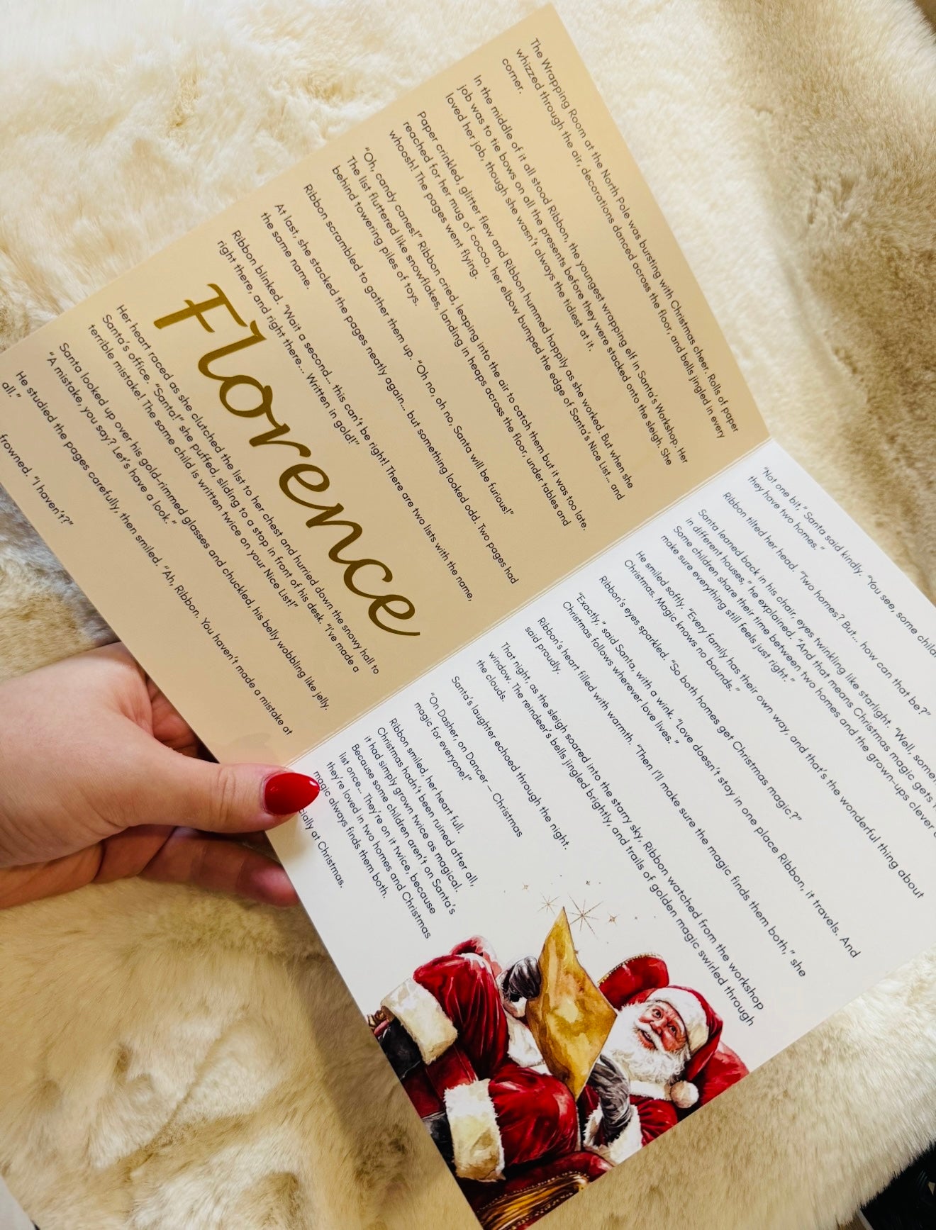 Personalised Christmas Story Booklet(Two Homes)