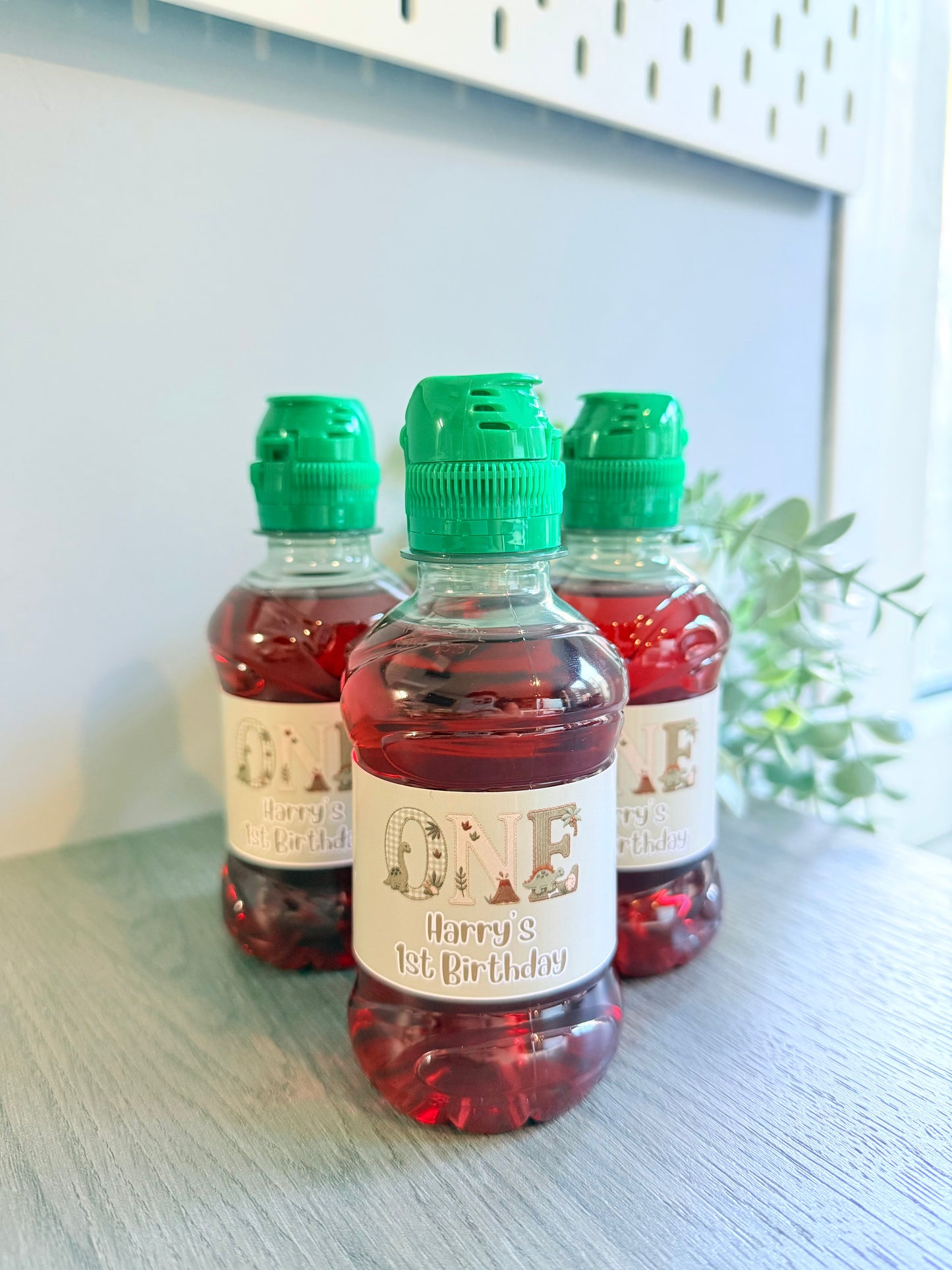 Personalised Birthday Fruit Shoot Labels