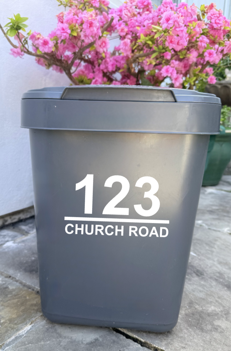 Custom Food Waste Bin Label