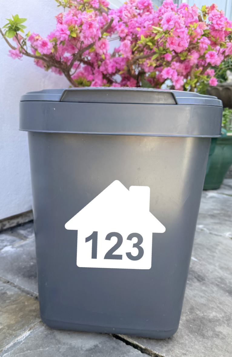 Custom Food Waste Bin Label