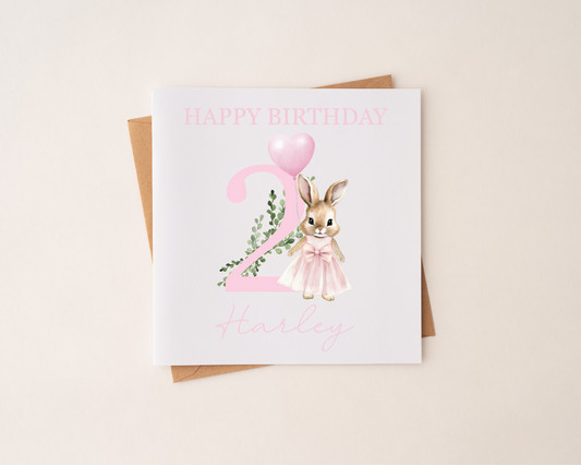 Personalised Happy Birthday Card