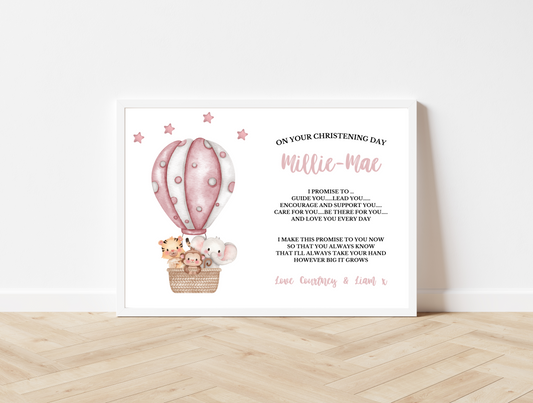 Personalised Christening Print
