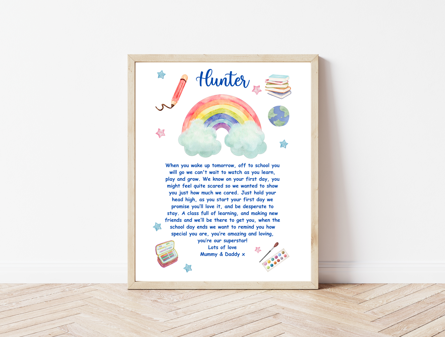 Personalised School Print