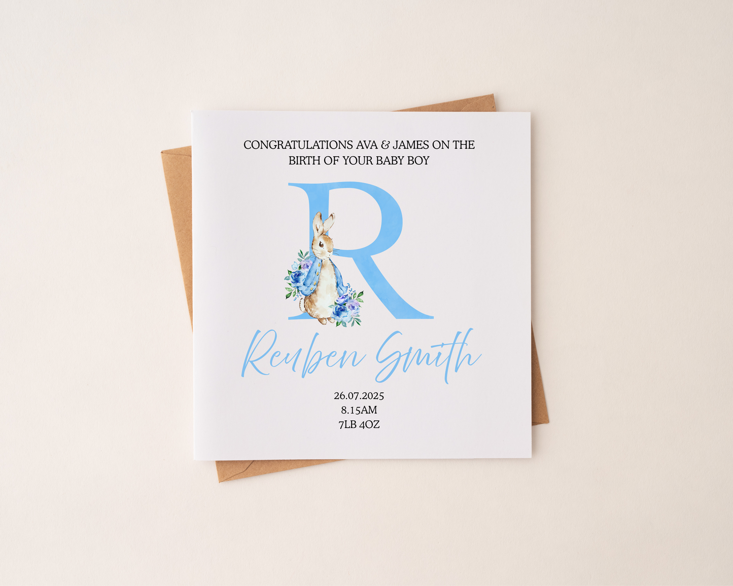 Personalised Congratulations Card